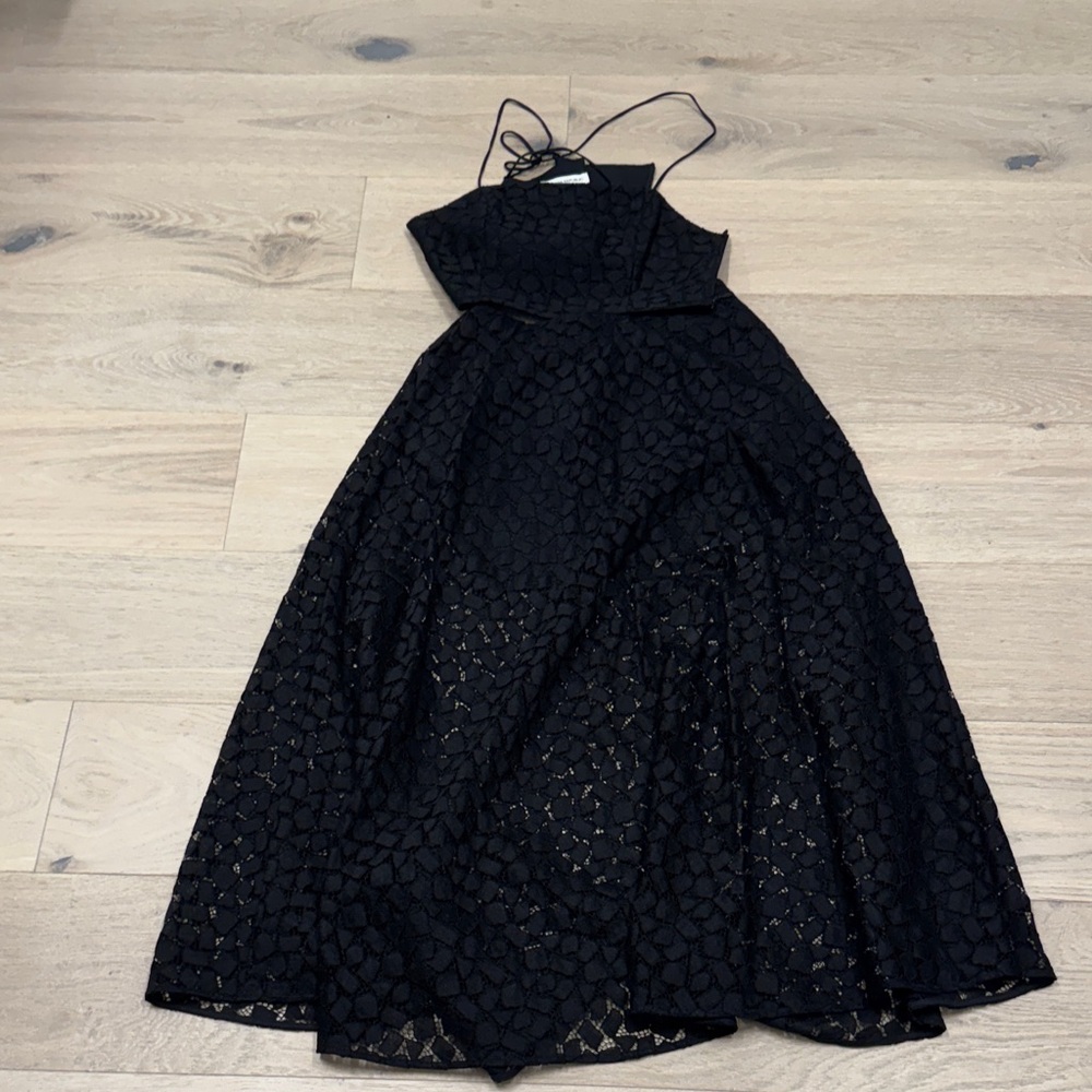 Banana Republic Black Lace Dress